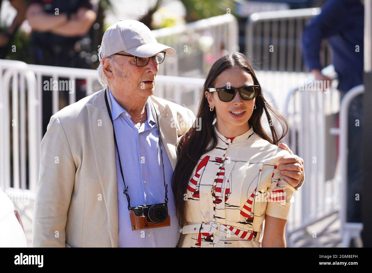 San Sebastian, Spain. 17th Sep, 2021. Carlos Saura with his daughter ...