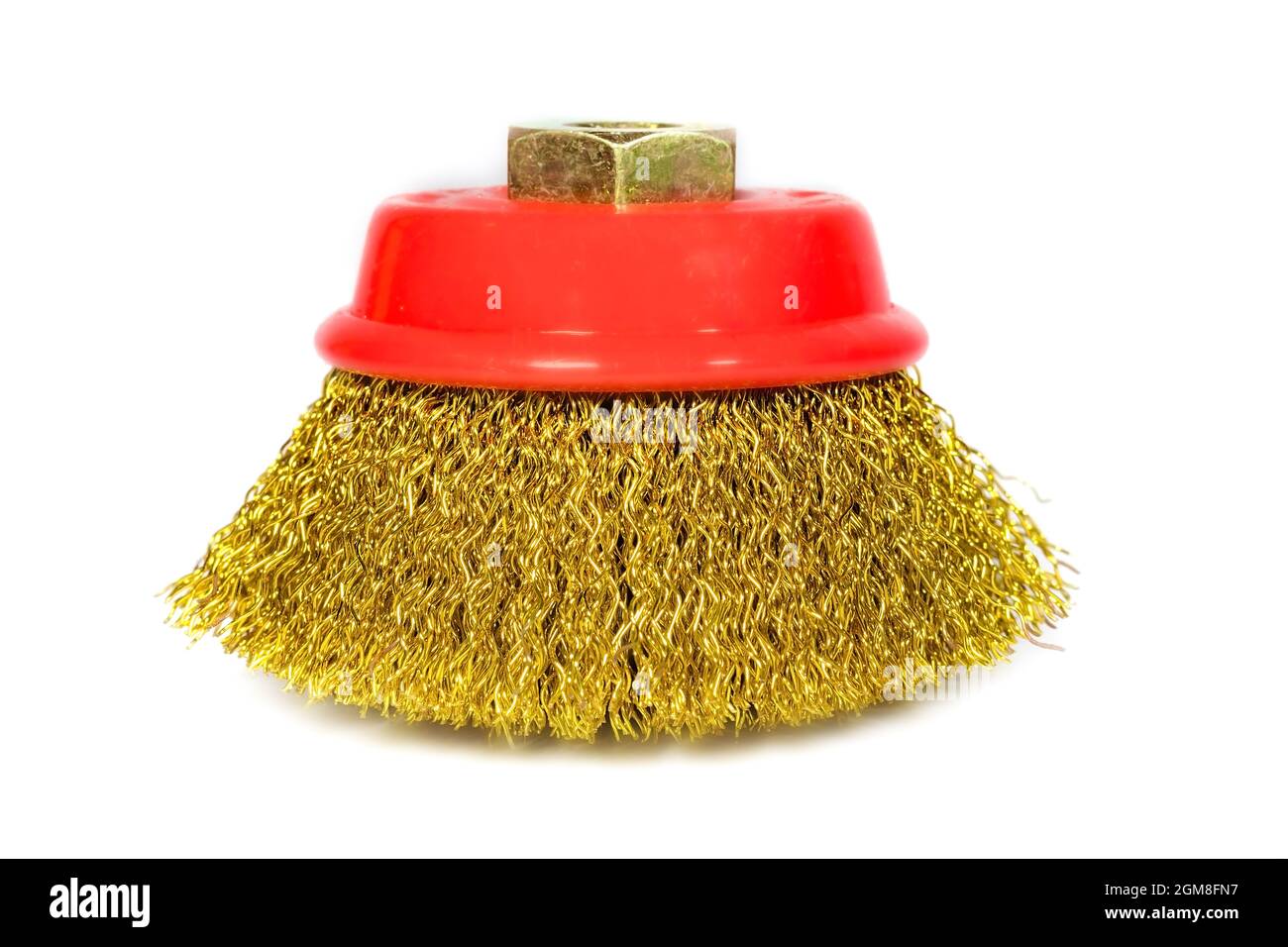 Power Wire Brush for Angle Grinder. Wire abrasive circular tool Stock