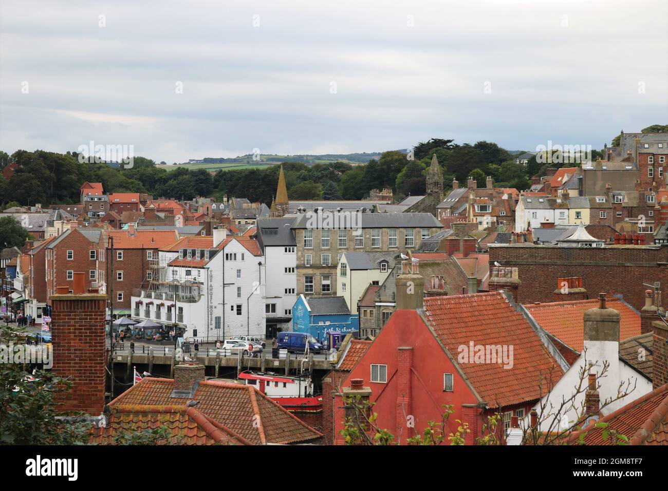 Whitby - Rooftops Stock Photo - Alamy