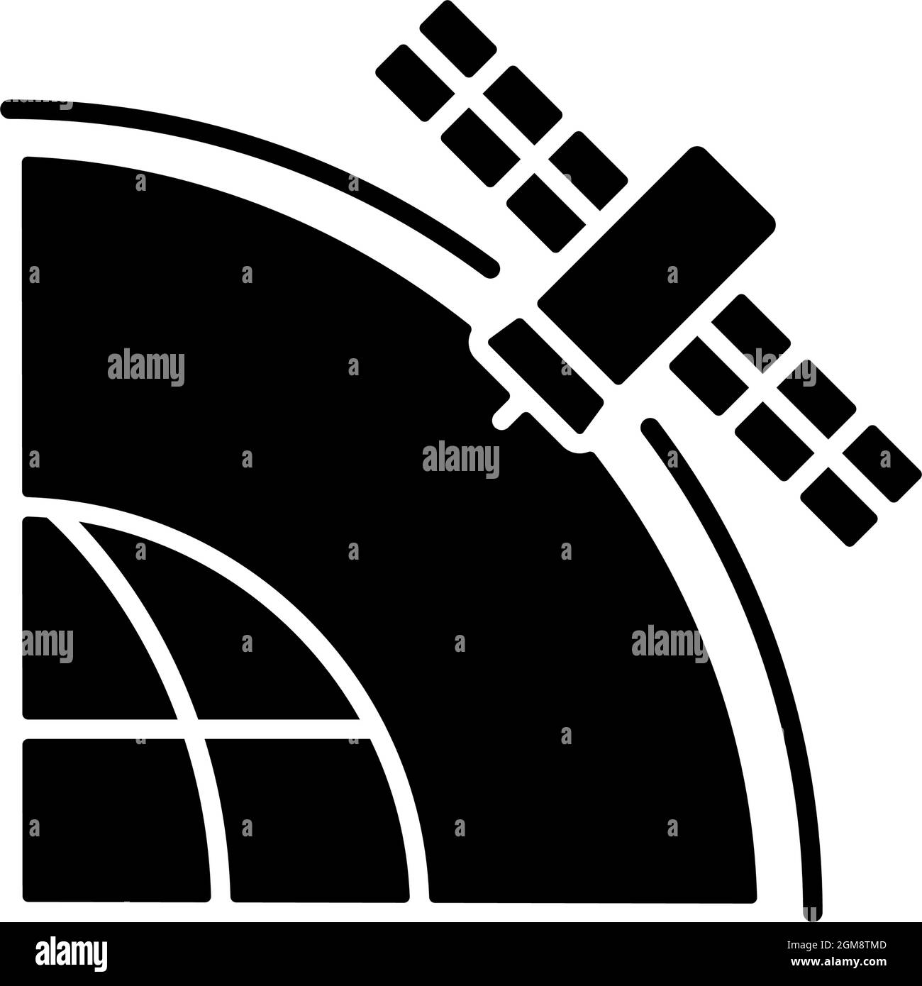 Planet artificial satellite icon Stock Vector Images - Alamy