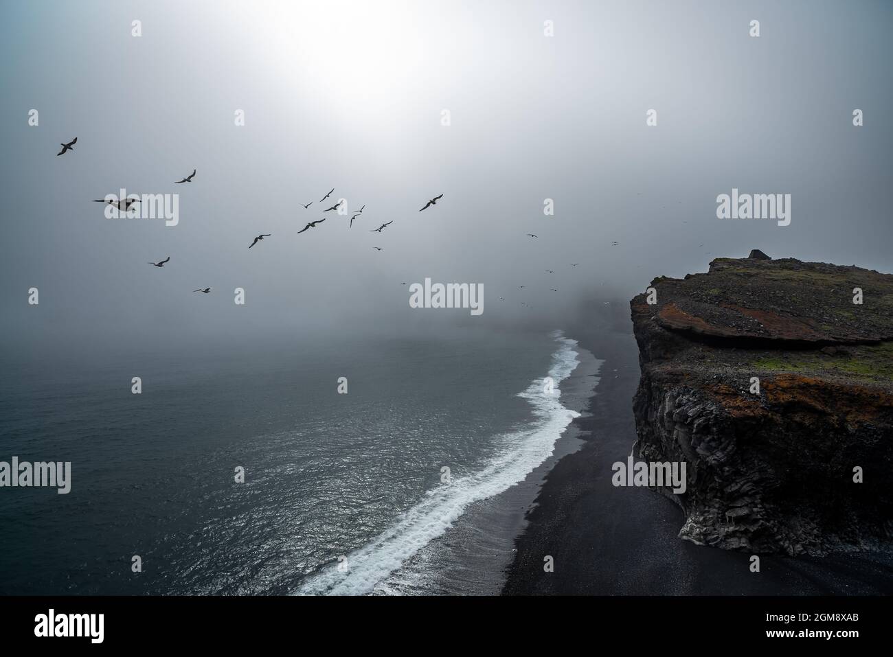 Reynisfjara Beach in Iceland Stock Photo