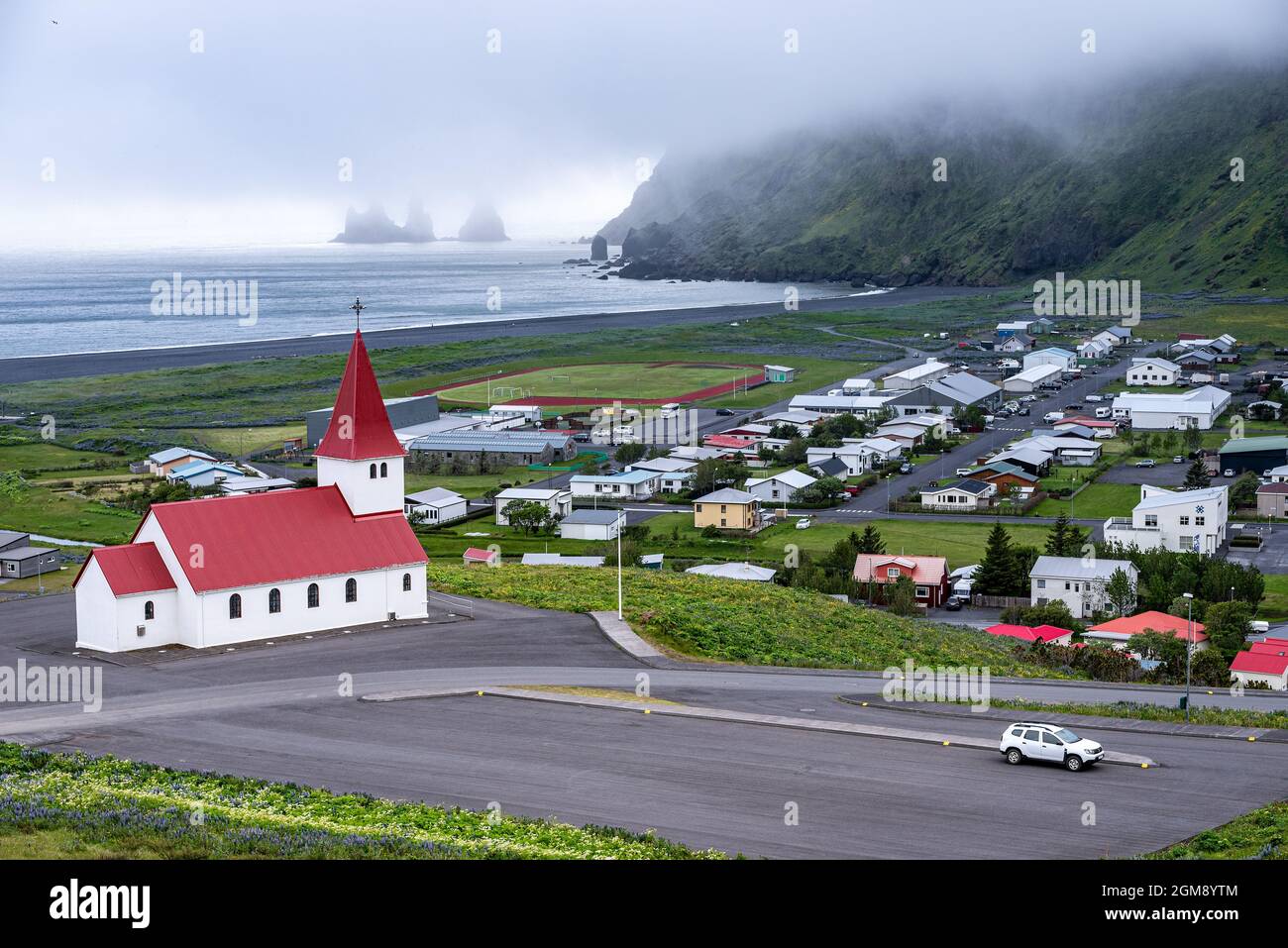 Vik village, Iceland Stock Photo