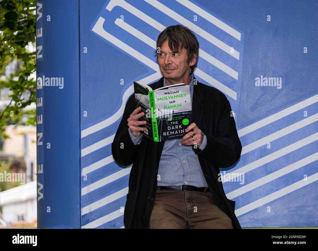 Scottish crime writer Ian Rankin & book based on notes by William