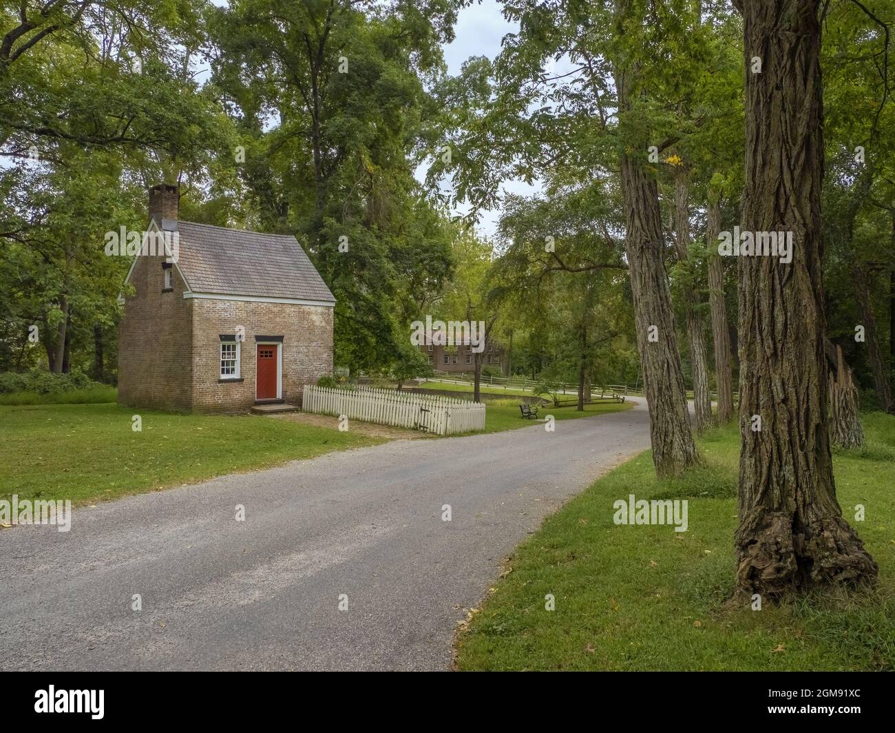 Forman Cottage, Allaire State Park, Monmouth County, New Jersey Stock Photo
