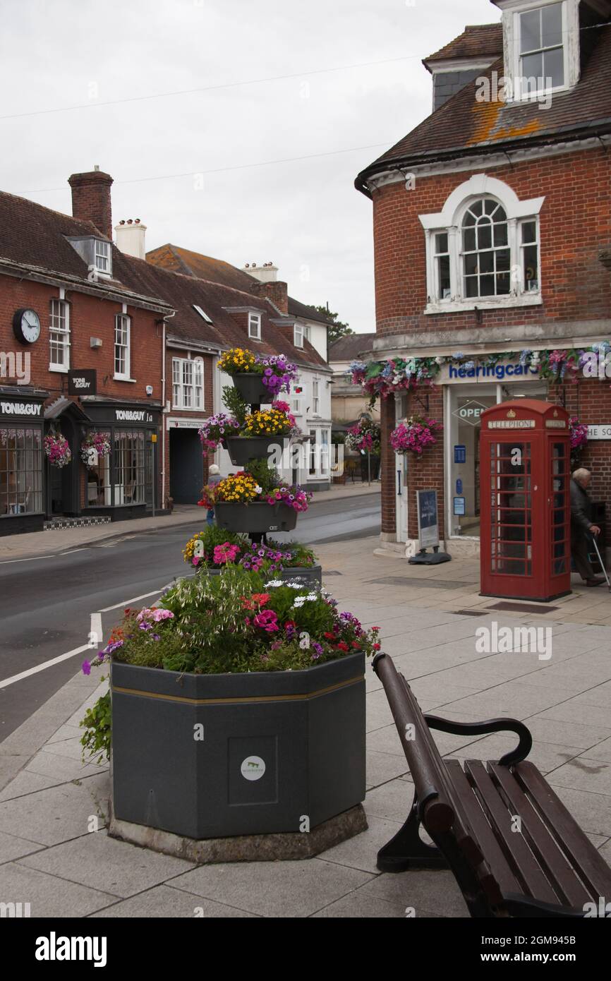 Street views in Wimborne, Dorset in the UK Stock Photo Alamy