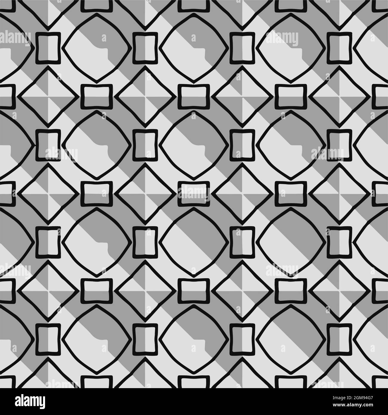 seamless patterns on uneven paper. patterns in grayscale. abstract background Stock Vector