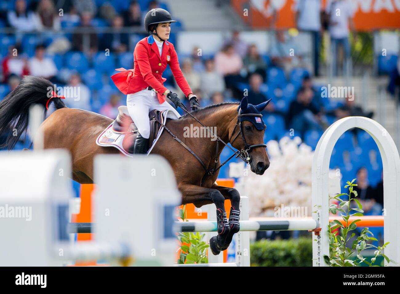 Aachen, Germany. 17th Sep, 2021. CHIO, Jumping, Prize of North Rhine