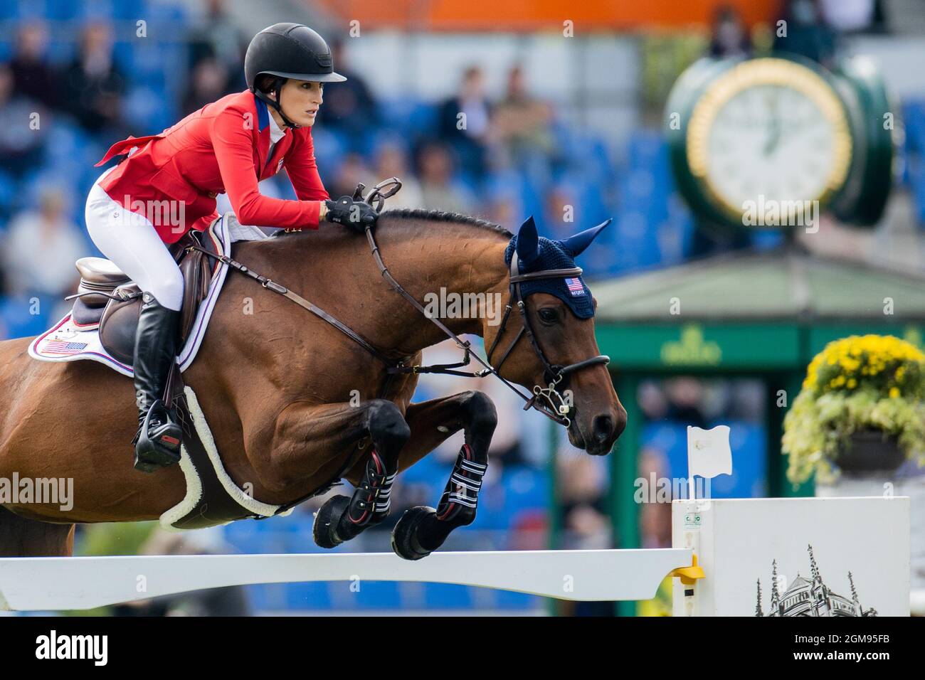 Aachen, Germany. 17th Sep, 2021. CHIO, Jumping, Prize of North Rhine