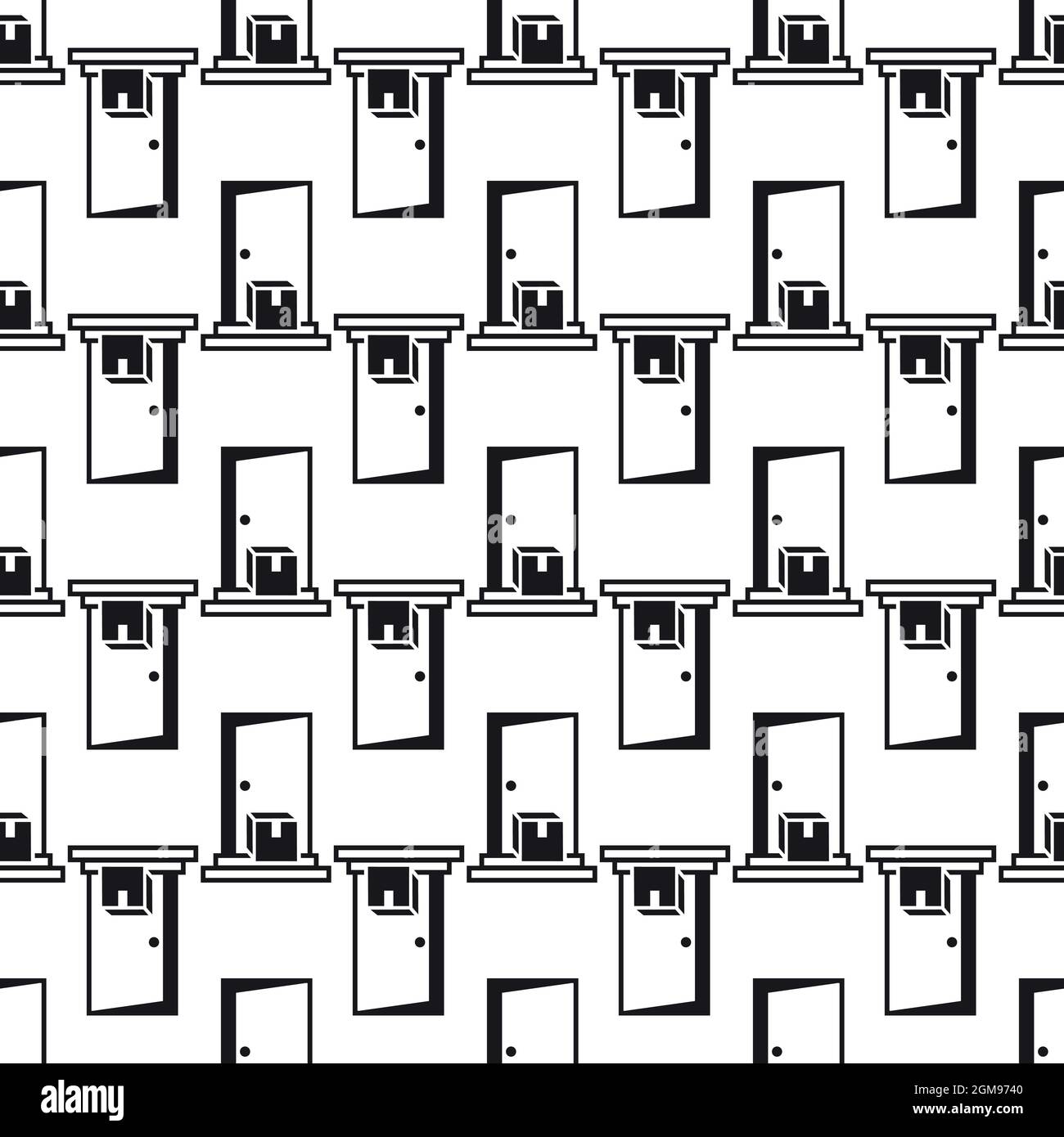 Home delivery box pattern seamless background texture repeat wallpaper ...