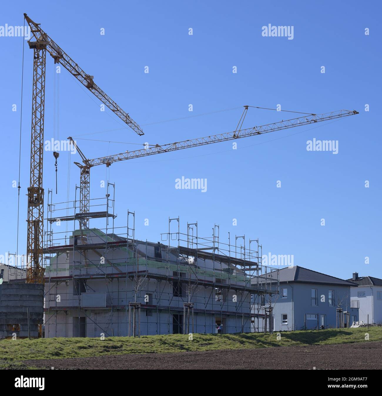 Construction site modern hi-res stock photography and images - Alamy