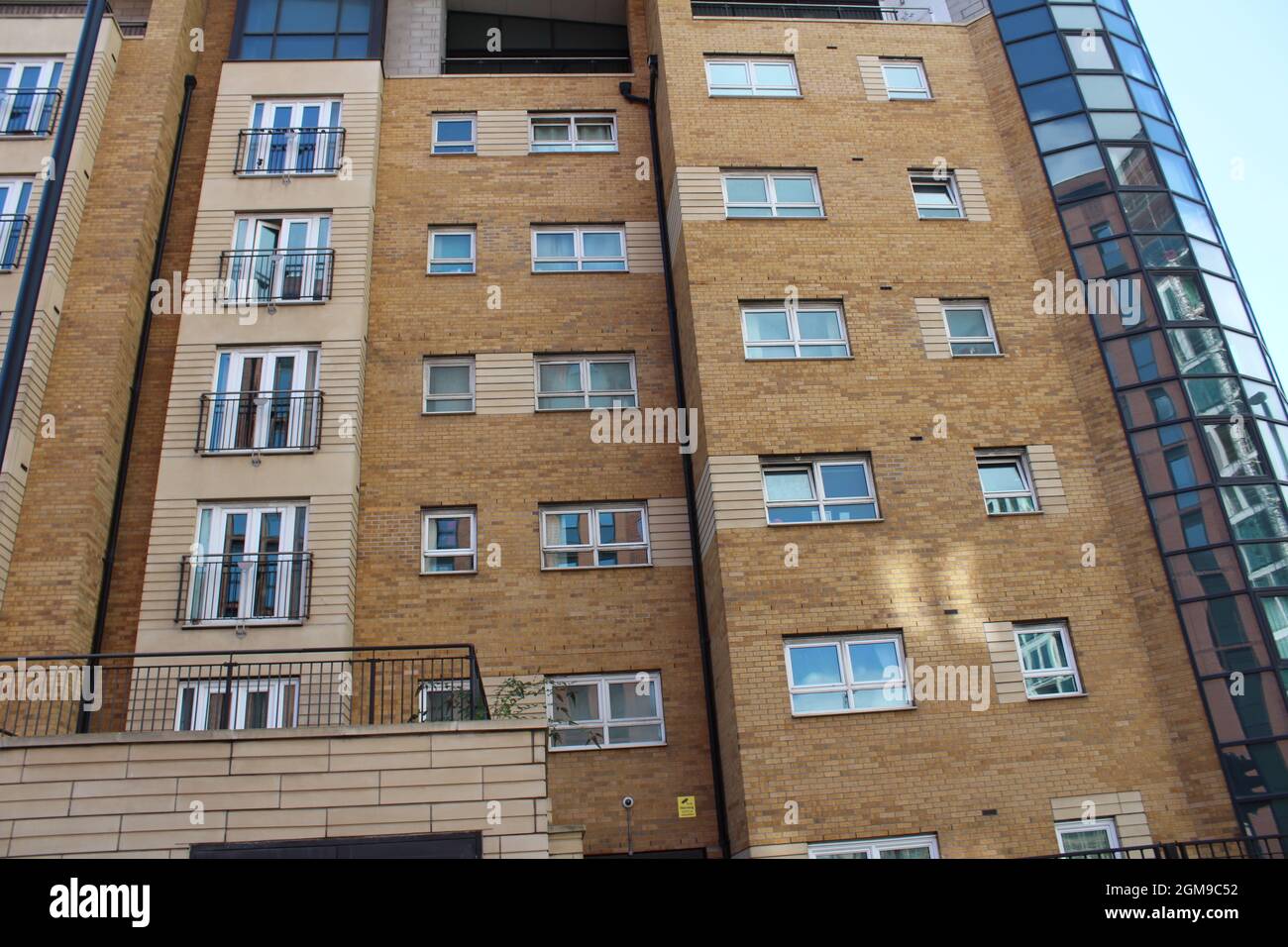 Apartment block in Manchester, England Stock Photo Alamy
