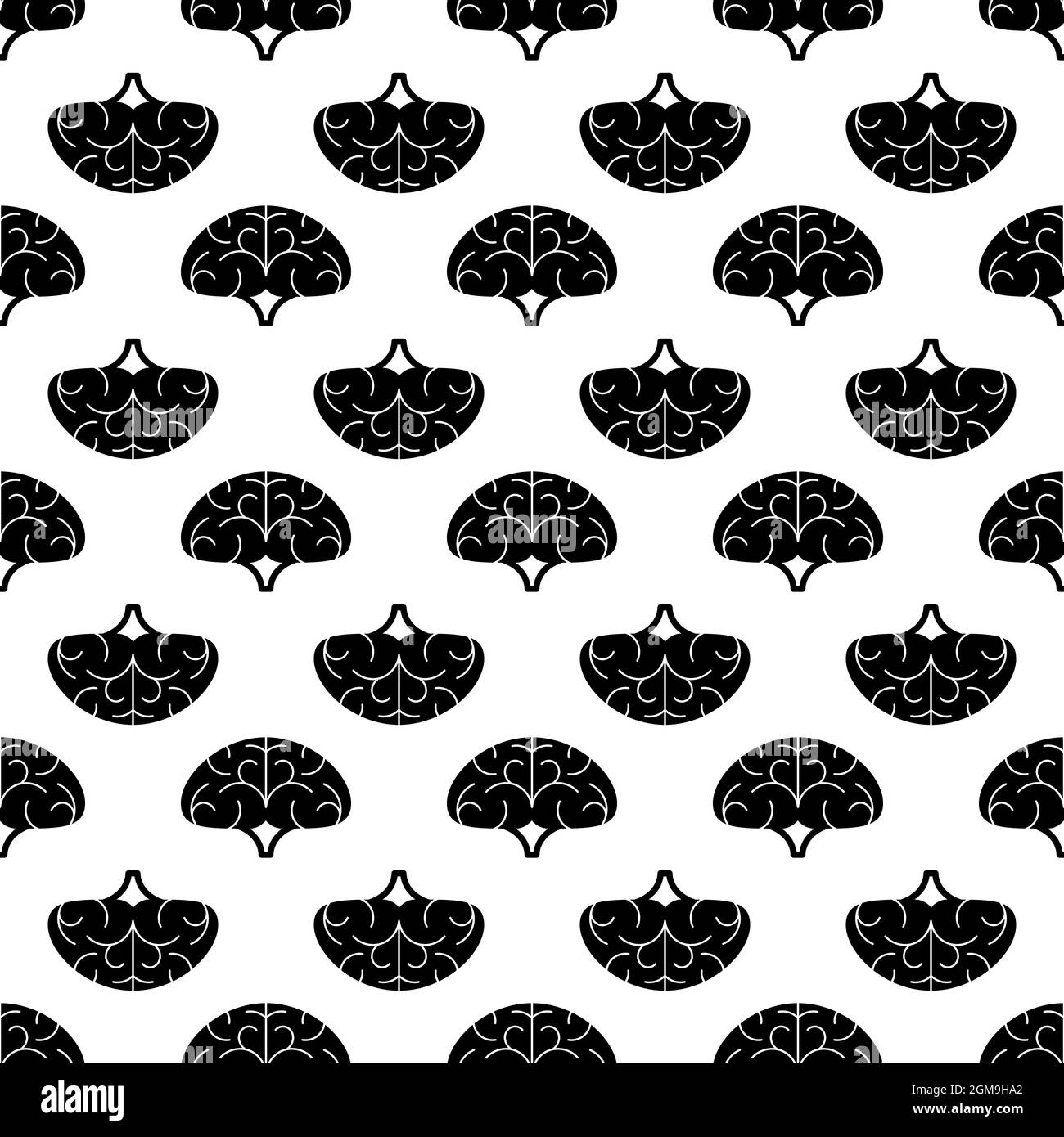 Brain pattern seamless background texture repeat wallpaper geometric ...