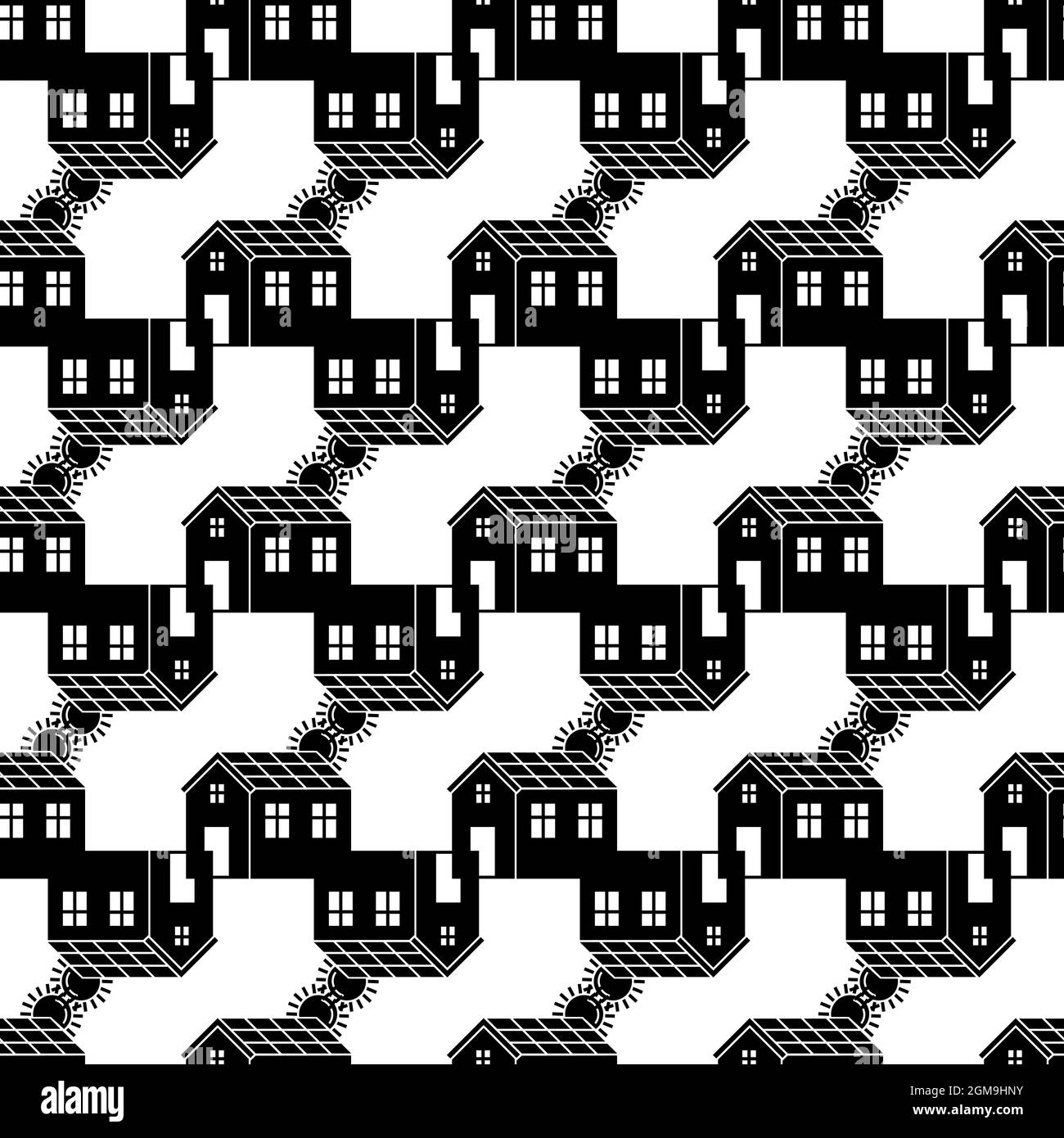 Solar panel house pattern seamless background texture repeat wallpaper ...