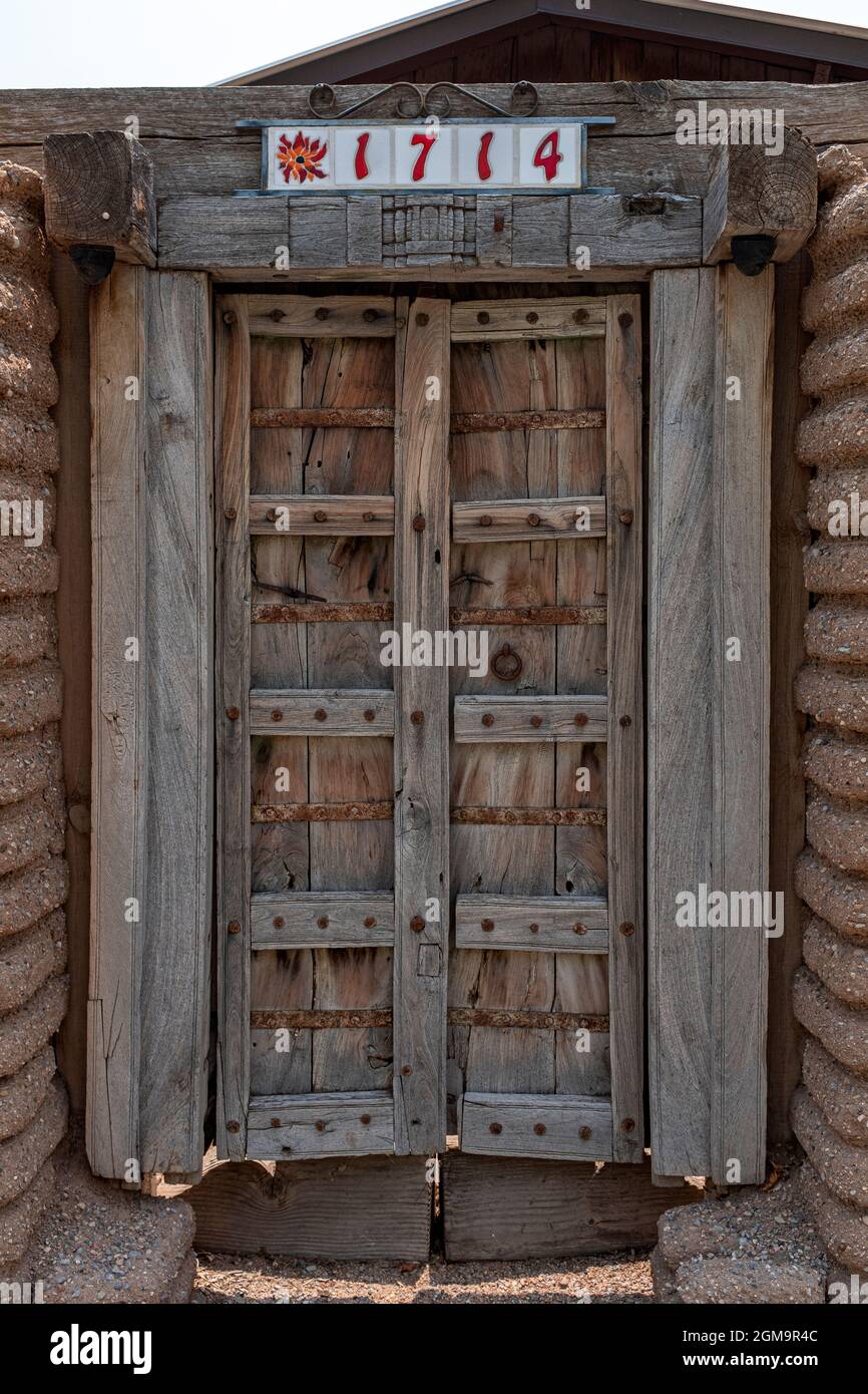 doors of Old Town Albuquerque, New Mexico Stock Photo Alamy