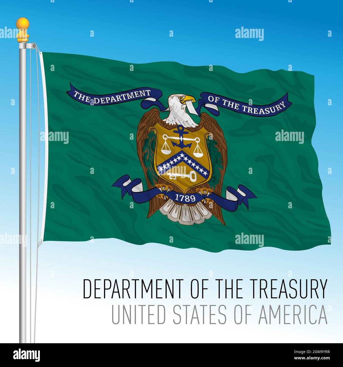Us treasury department vector hi-res stock photography and images - Alamy