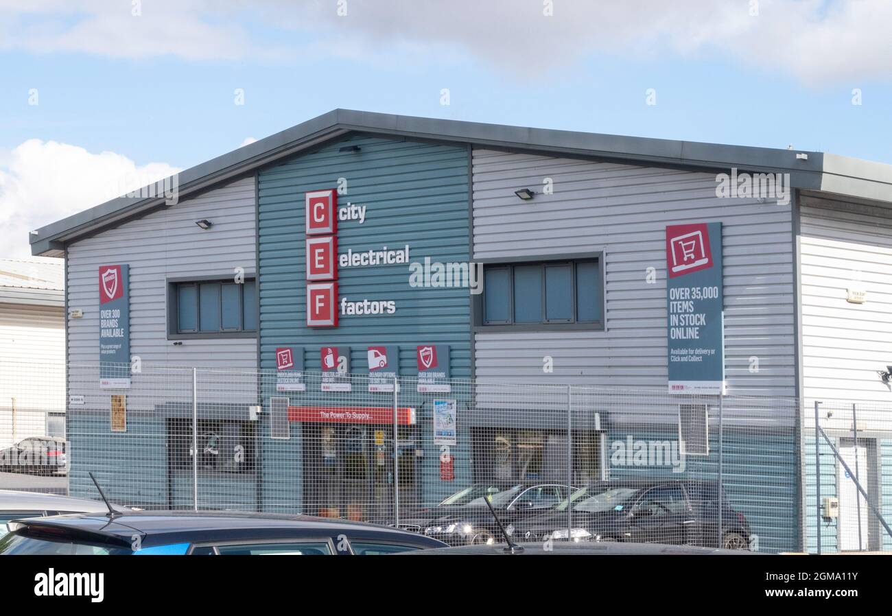 City Electyrical Factors, CEF, exterior, Marsh Barton, Exeter, Devon