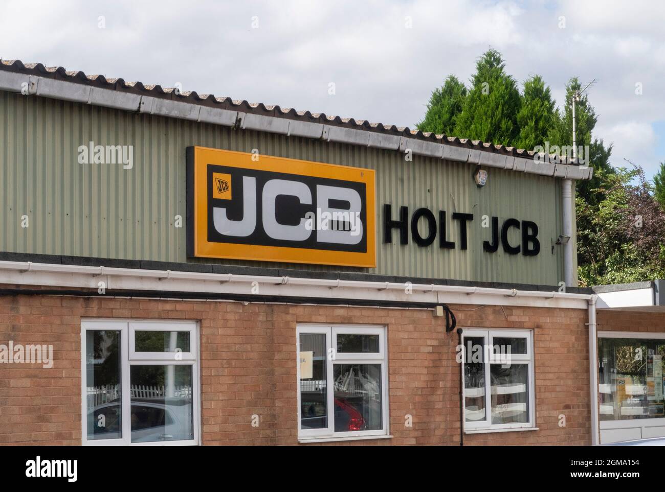 JCB Holt exterior, Marsh Barton, Exeter, Devon, UK Stock Photo Alamy
