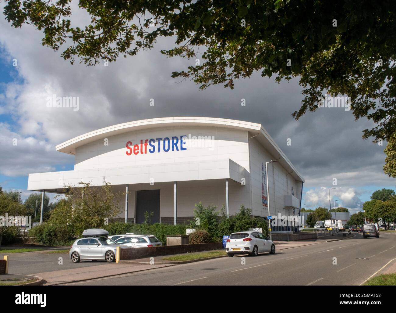 Self Store storage facility warehouse, Marsh Barton, Exeter, Devon, UK Stock Photo