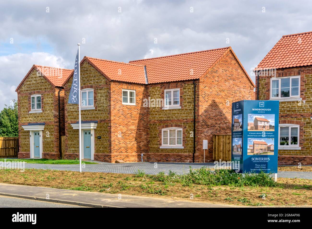New detached housing by Windborough Homes for sale. Built on greenfield