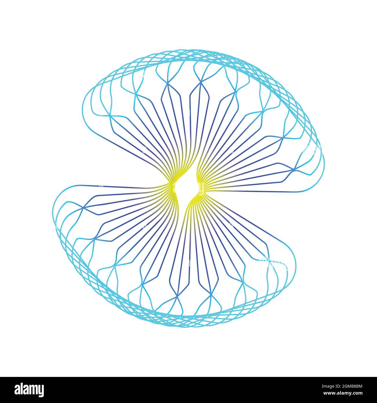 Abstract shapes Spirograph patterns for designs. spirograph design can be used as watermarks, Posters, invitation cards, and creative artworks Stock Vector