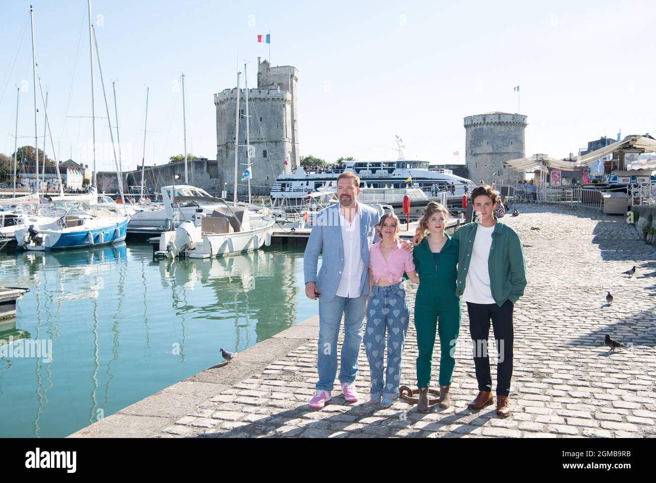 Carmen Kassovitz and Theo Fernandez attend the Stalk during the 23rd TV  Fiction Festival at La Rochelle, on September 16, 2021 in La Rochelle,  France. Photo by David Niviere/ABACAPRESS.COM Stock Photo 