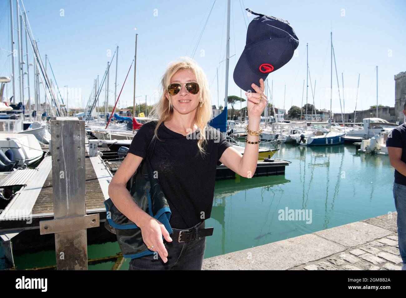 La Rochelle, France. 17th Sep, 2021. Sylvie Testud attends the Fugueuse