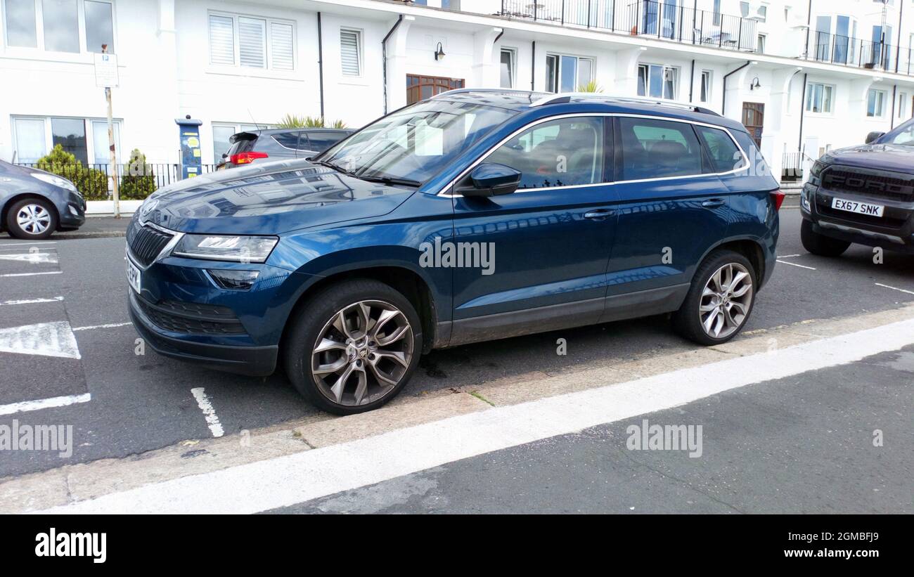 blue skoda high resolution stock photography and images alamy