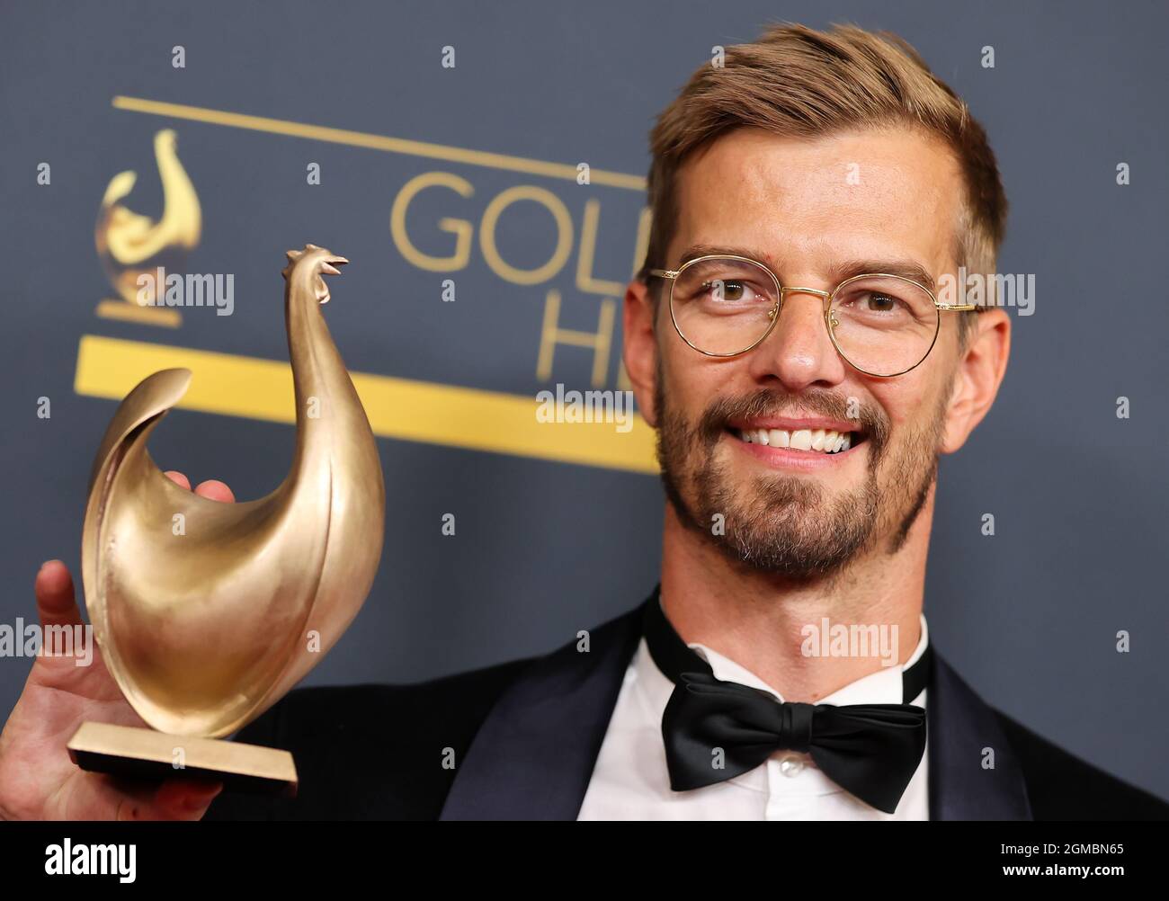 Leipzig, Germany. 17th Sep, 2021. Joko Winterscheidt stands in front of