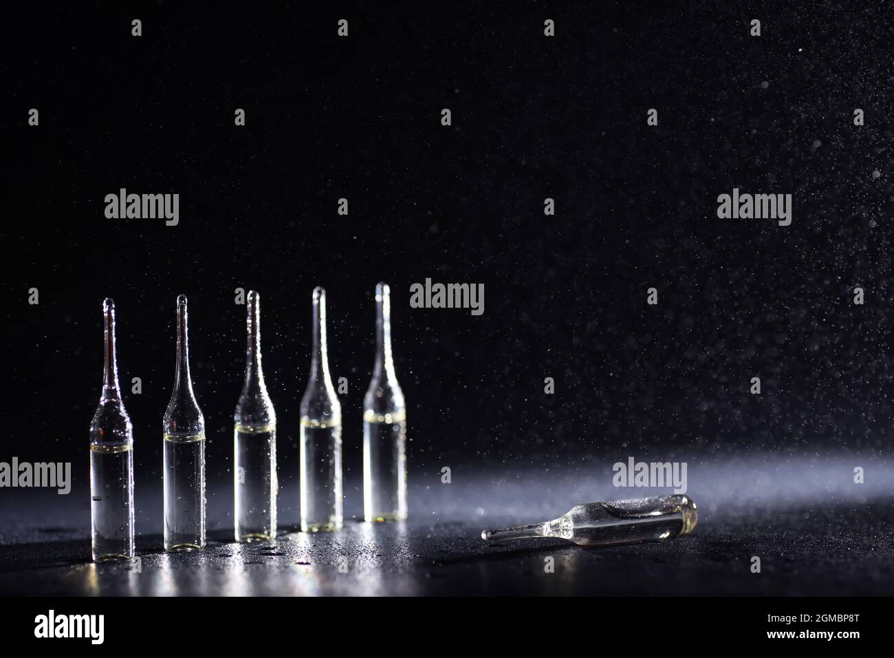 Medical drug in ampoules. Medicines for injection Stock Photo Alamy