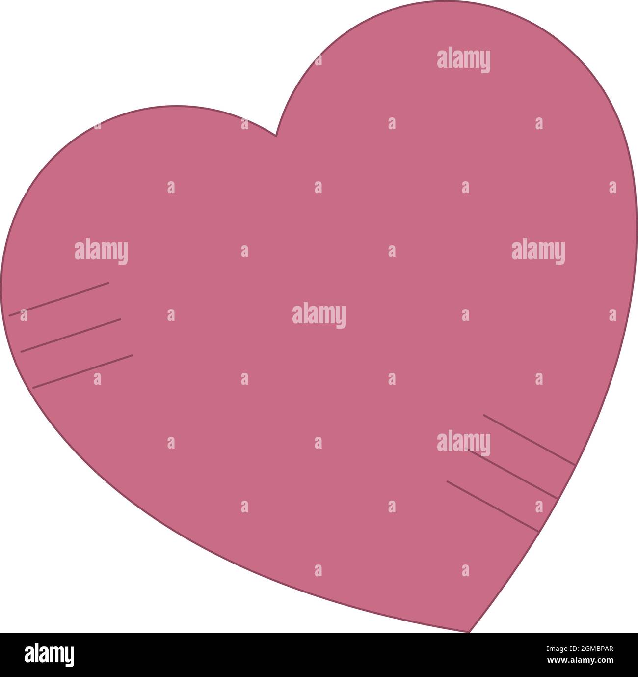 Isolated heart icon Love symbol Stock Vector Image & Art - Alamy