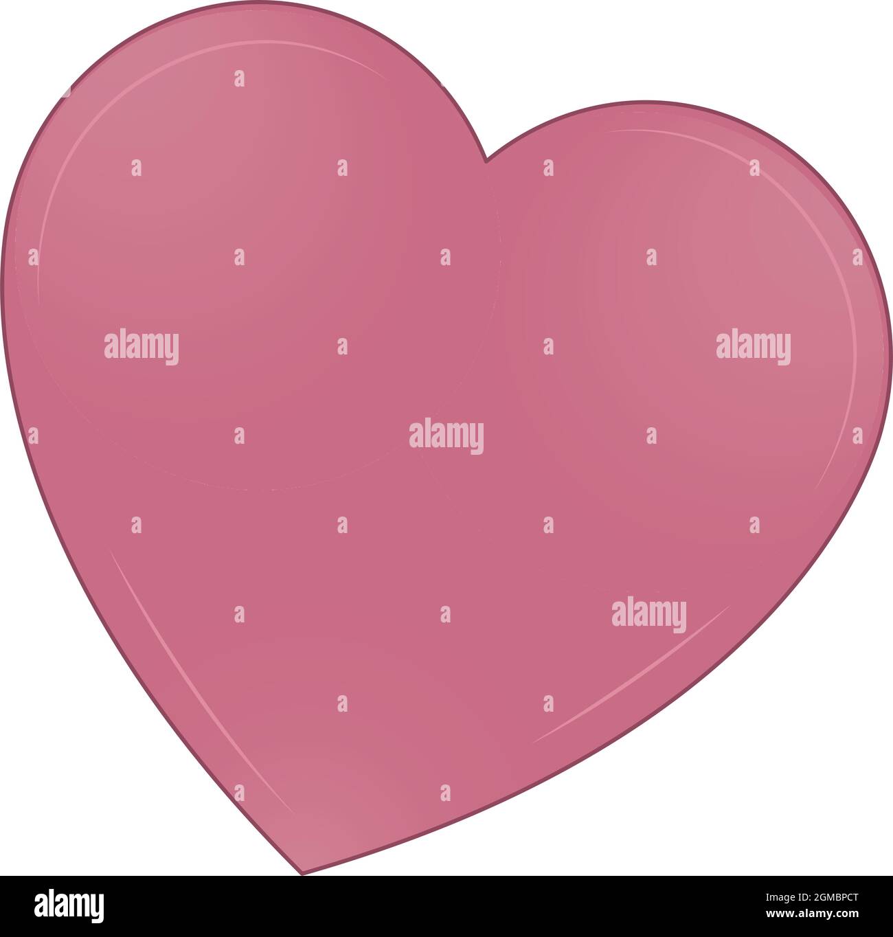 Isolated heart icon Love symbol Stock Vector Image & Art - Alamy