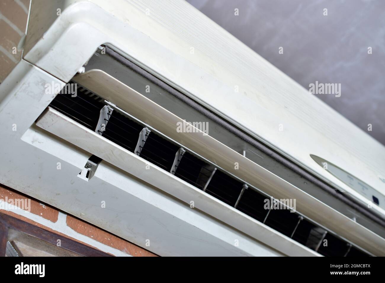 Split air conditioner blades Stock Photo Alamy
