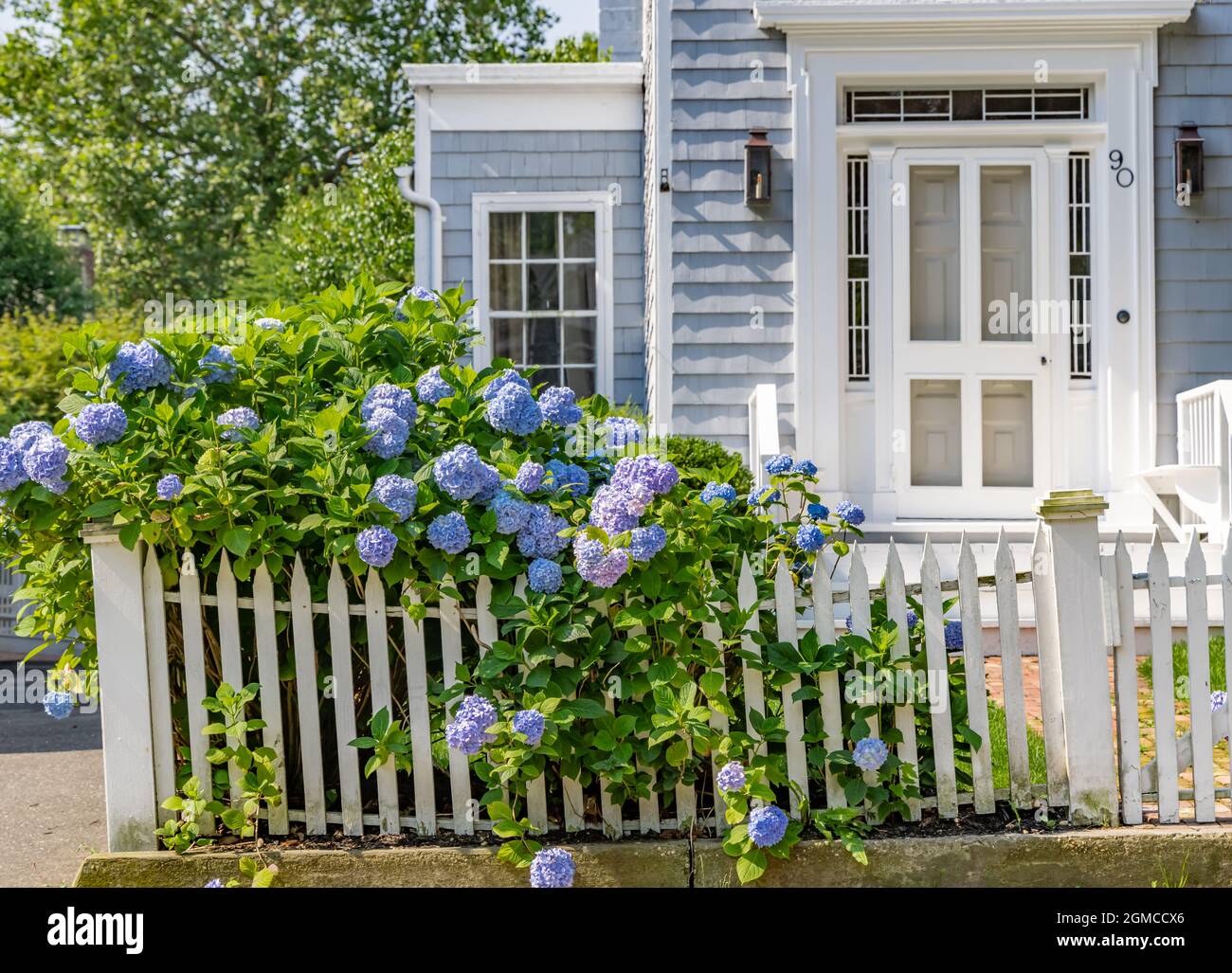 Detail of an old Sag Harbor home, Sag Harbor, NY Stock Photo Alamy