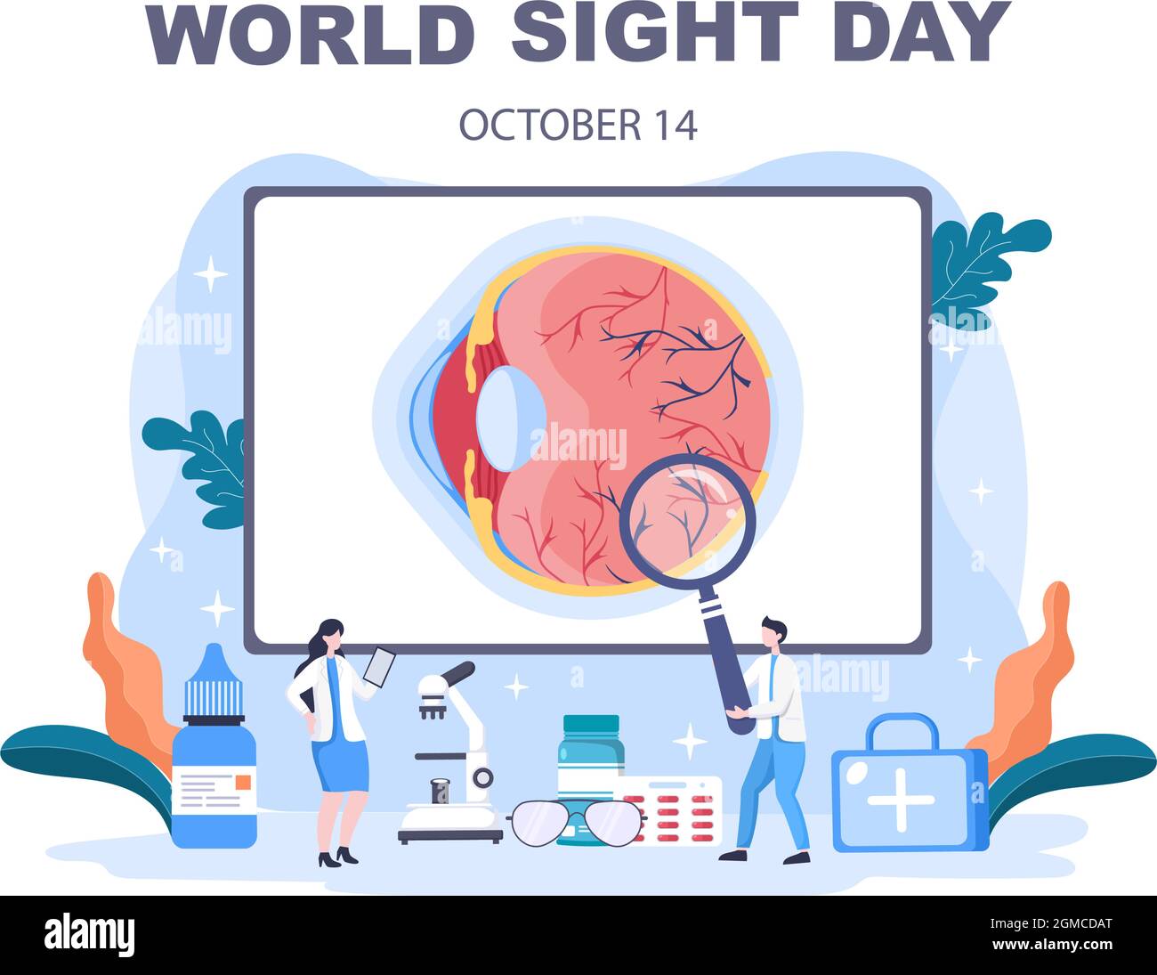 World Sight Day Background Vector Illustration Which Is Commemorated