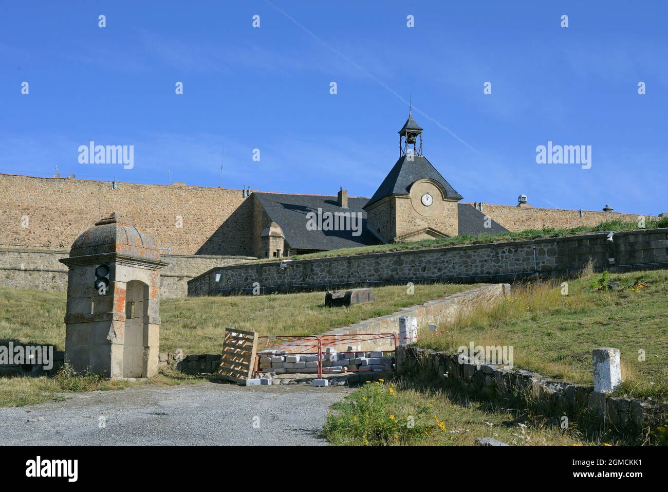 Mont-Louis a UNESCO World Heritage Site located in the department of Pyrenees-Orientales in the Occitania region, France Stock Photo