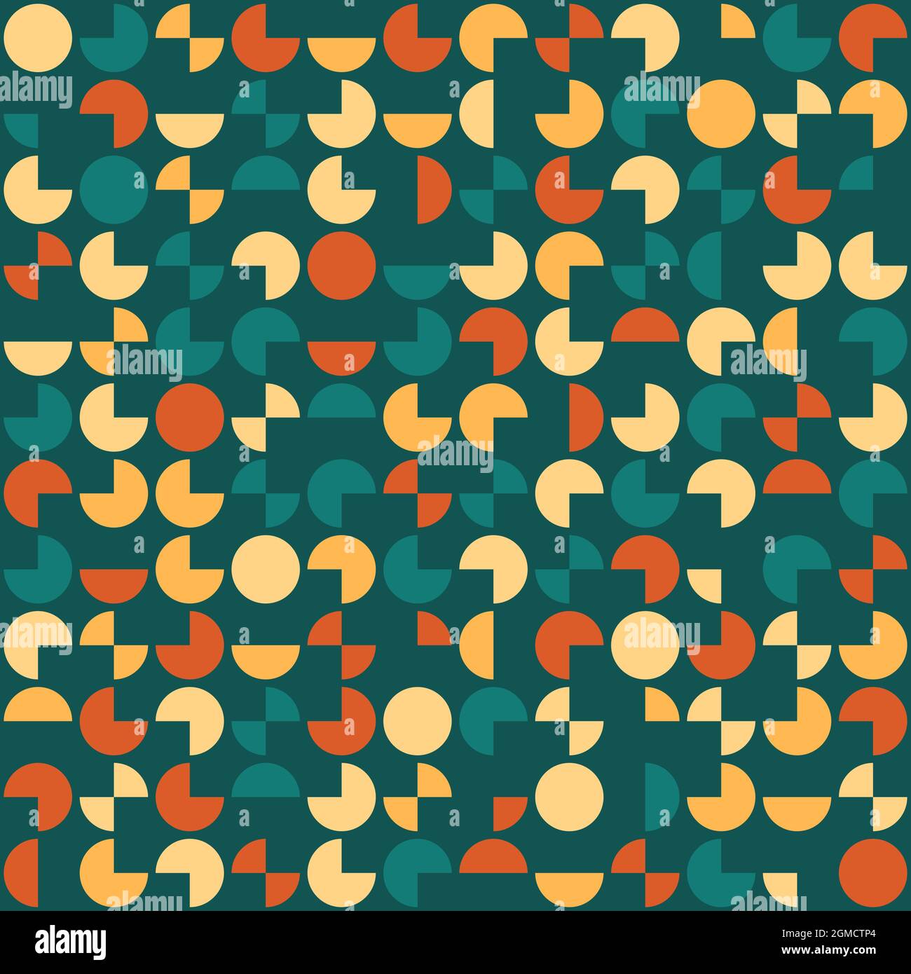 simple repetitive background. segments of circles. vector seamless pattern.  abstract geometric shapes. fabric swatch. wrapping paper. continuous print  Stock Vector Image \u0026 Art - Alamy