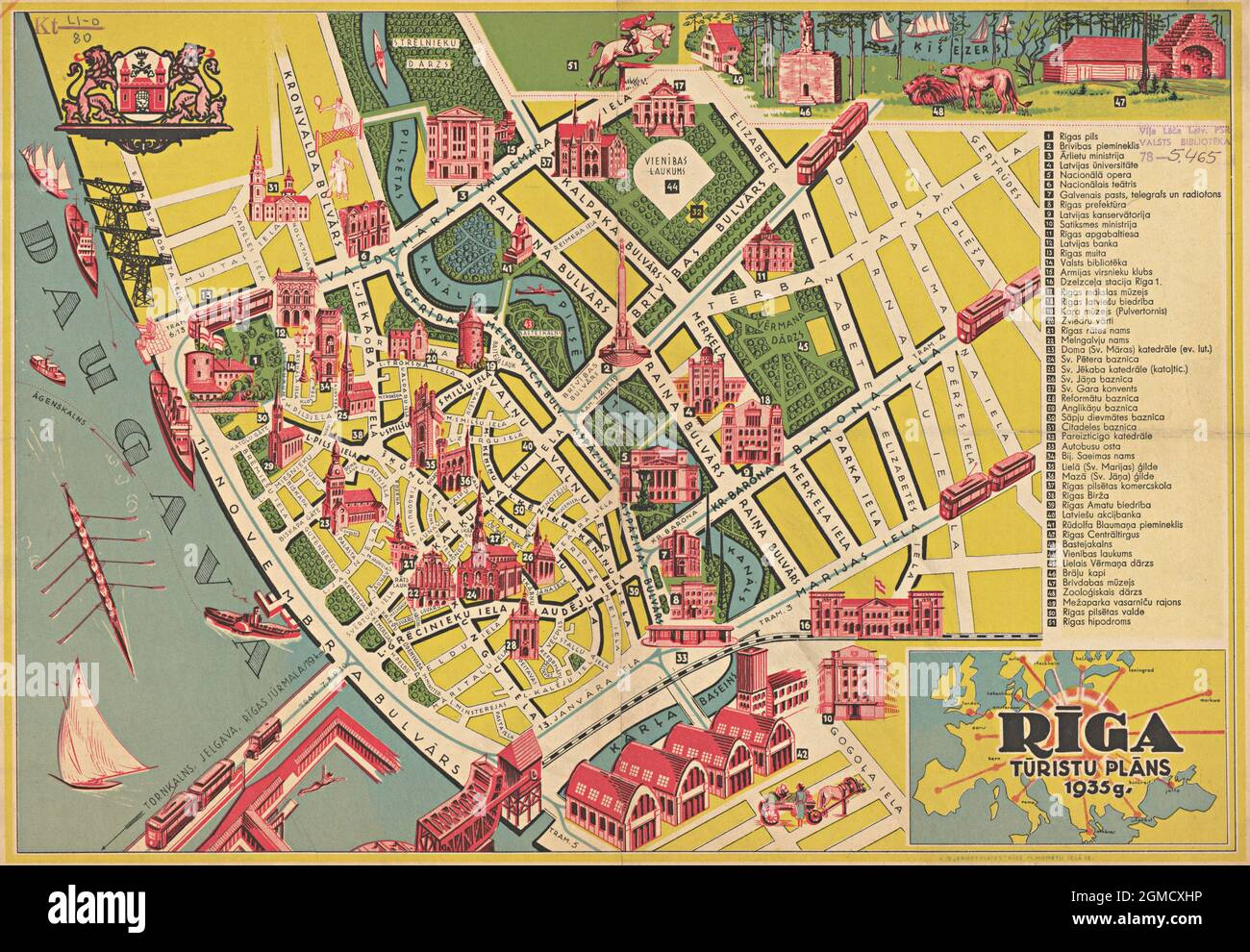 Rigas Karte Maps Poster Scandinavian And Baltic Countries Map With