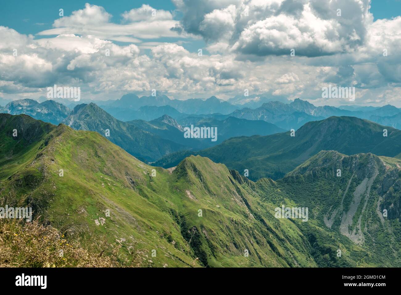 Summer day in the alps of Friuli Venezia-Giulia, Italy Stock Photo - Alamy