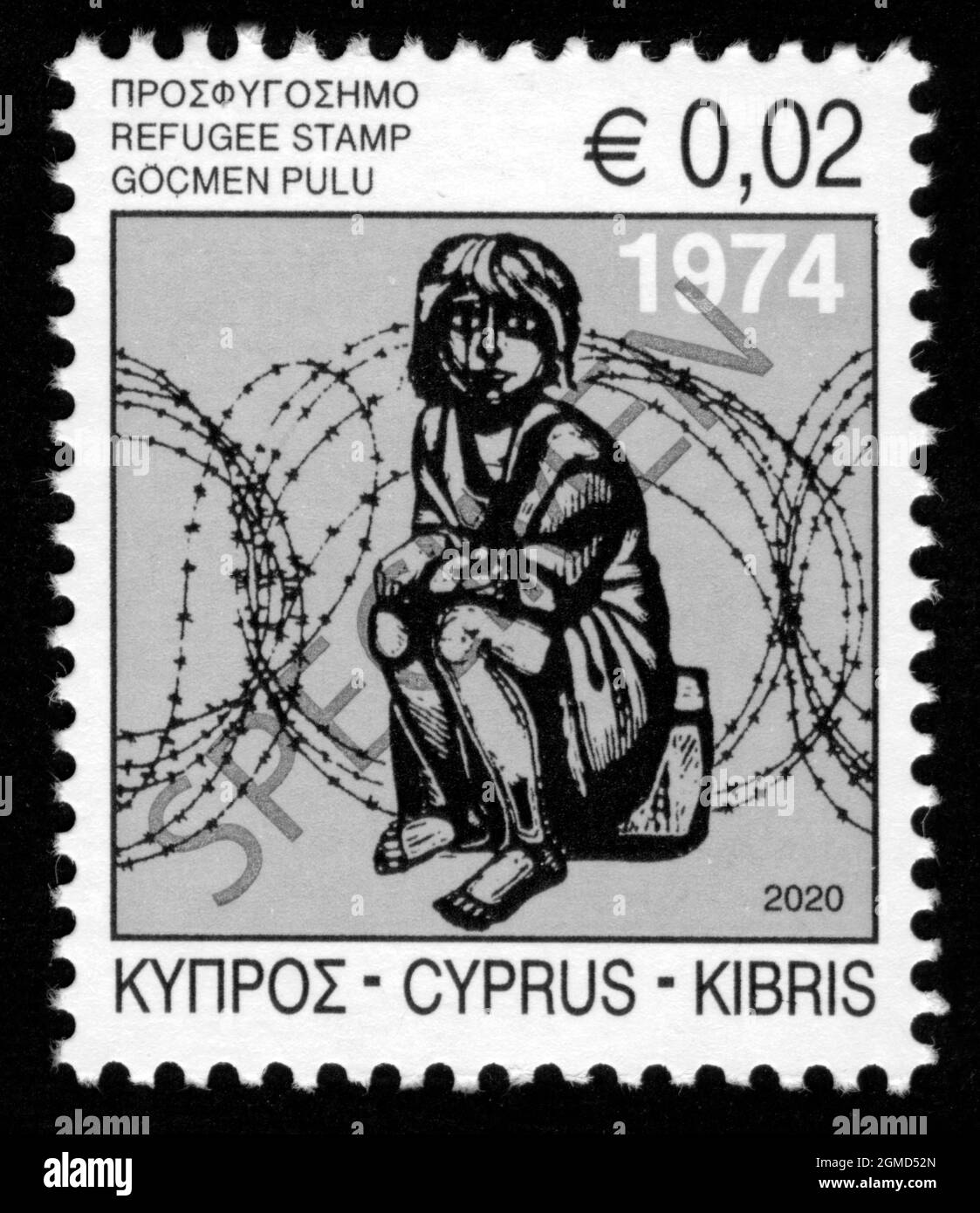 Stamp Print In Cyprus 2020 1974 Stock Photo Alamy   Stamp Print In Cyprus2020 1974 2GMD52N 