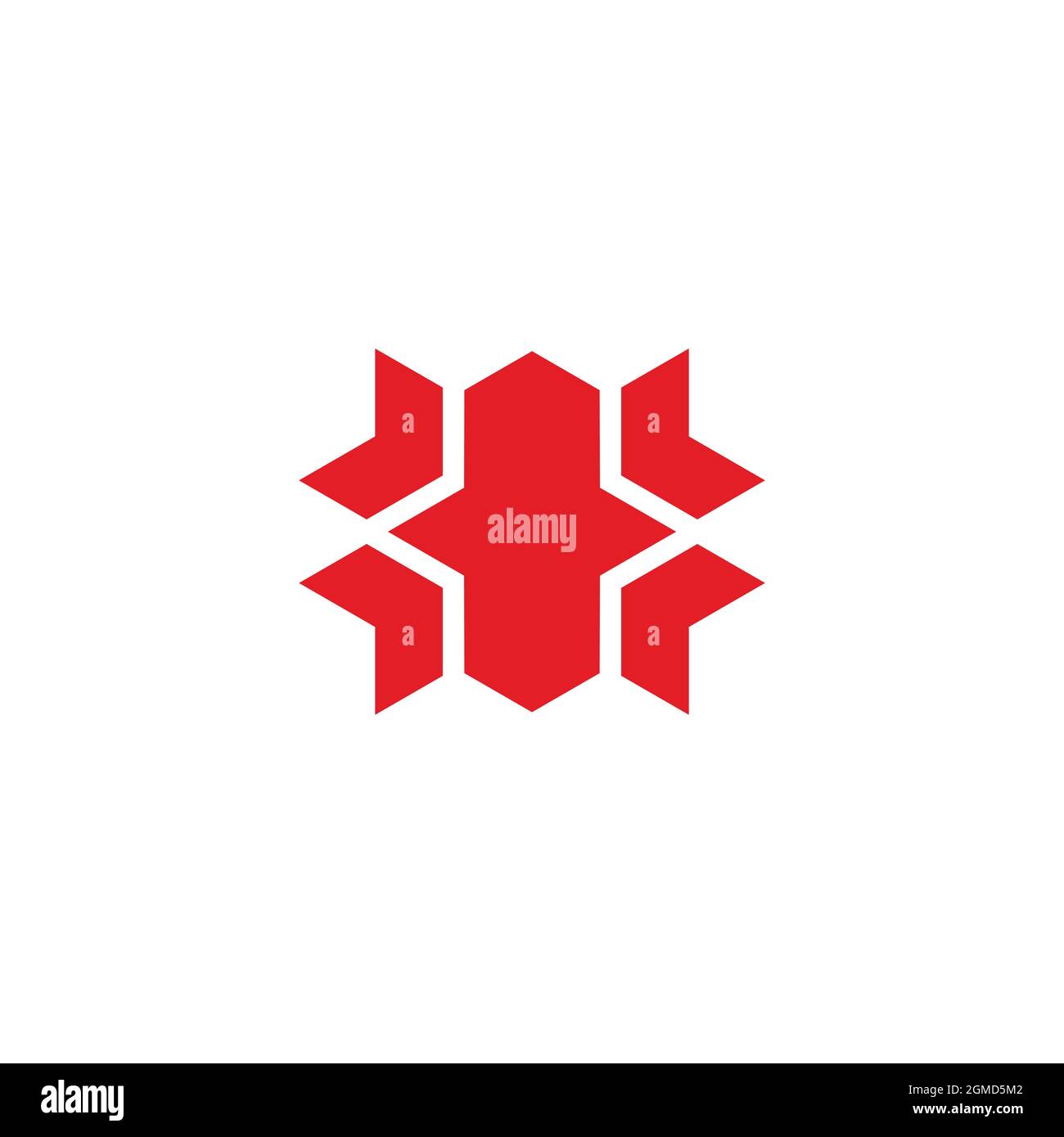 plush arrows geometric arrows simple logo vector Stock Vector
