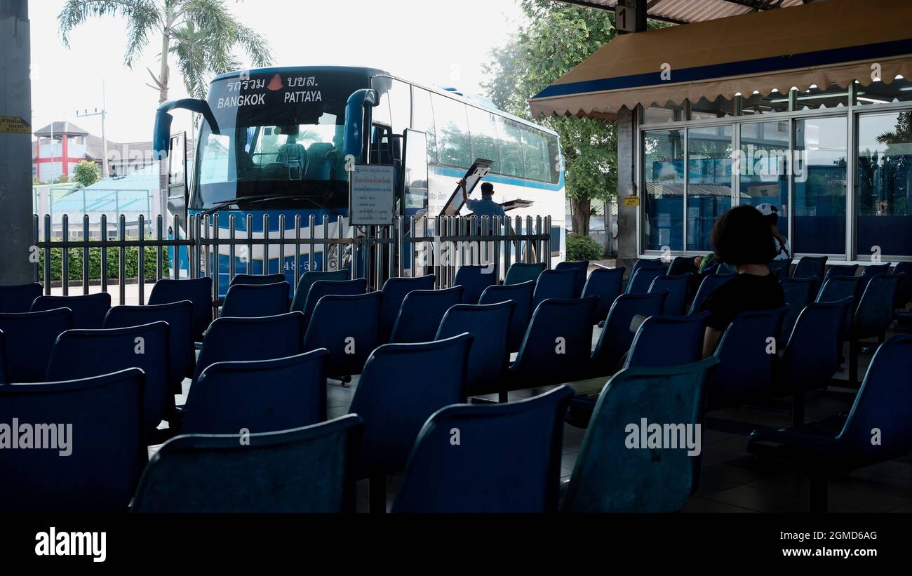Pattaya bus station hi-res stock photography and images - Alamy