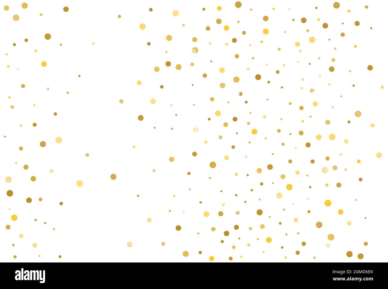 Gold glitter background polka dots confetti Stock Vector Image & Art - Alamy
