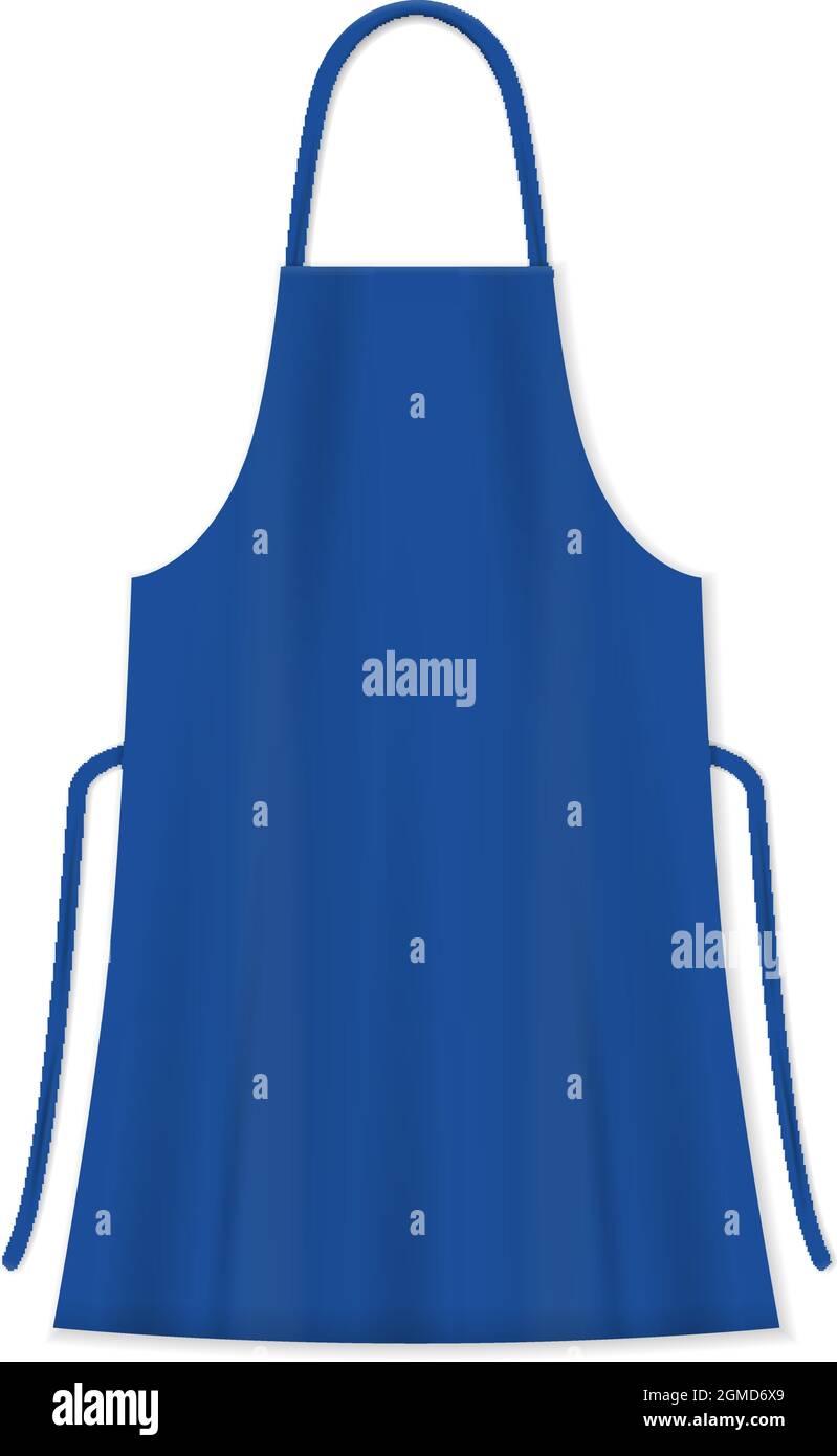 Kitchen apron on a white background. Vector illustration Stock Vector ...