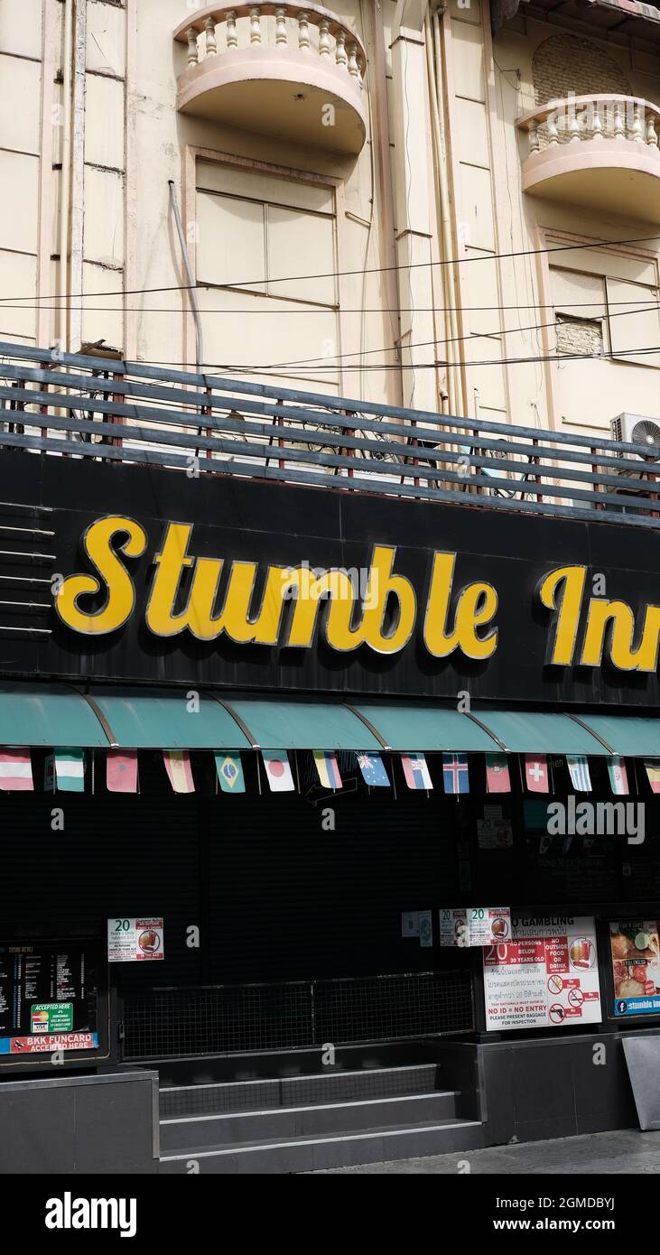 Stumble Inn Bar Soi Nana Khlong Toei Bangkok Thailand Stock Photo