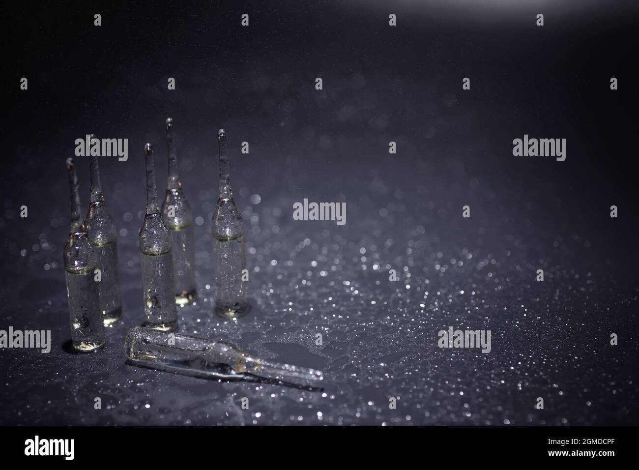 Medical drug in ampoules. Medicines for injection Stock Photo Alamy