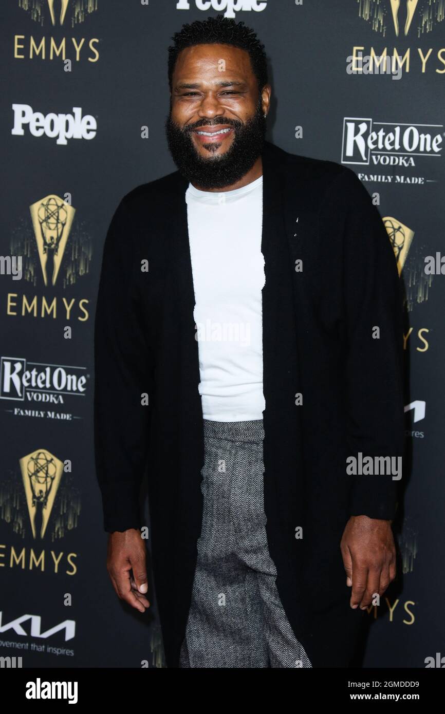 North Hollywood, USA. 17th Sep, 2021. NORTH HOLLYWOOD, LOS ANGELES, CALIFORNIA, USA - SEPTEMBER 17: Actor Anthony Anderson arrives at the Television Academy's Reception To Honor 73rd Emmy Award Nominees held at The Academy of Television Arts and Sciences on September 17, 2021 in North Hollywood, Los Angeles, California, USA. (Photo by Xavier Collin/Image Press Agency) Credit: Image Press Agency/Alamy Live News Stock Photo