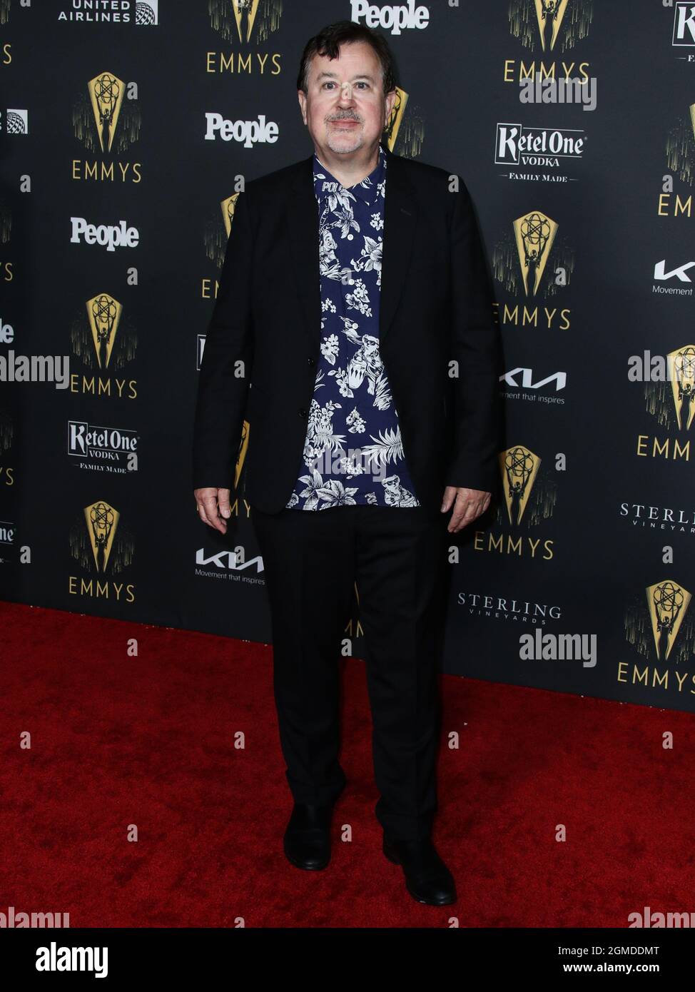 NORTH HOLLYWOOD, LOS ANGELES, CALIFORNIA, USA - SEPTEMBER 17: Actor Jeremy Swift arrives at the Television Academy's Reception To Honor 73rd Emmy Award Nominees held at The Academy of Television Arts and Sciences on September 17, 2021 in North Hollywood, Los Angeles, California, USA. (Photo by Xavier Collin/Image Press Agency) Stock Photo