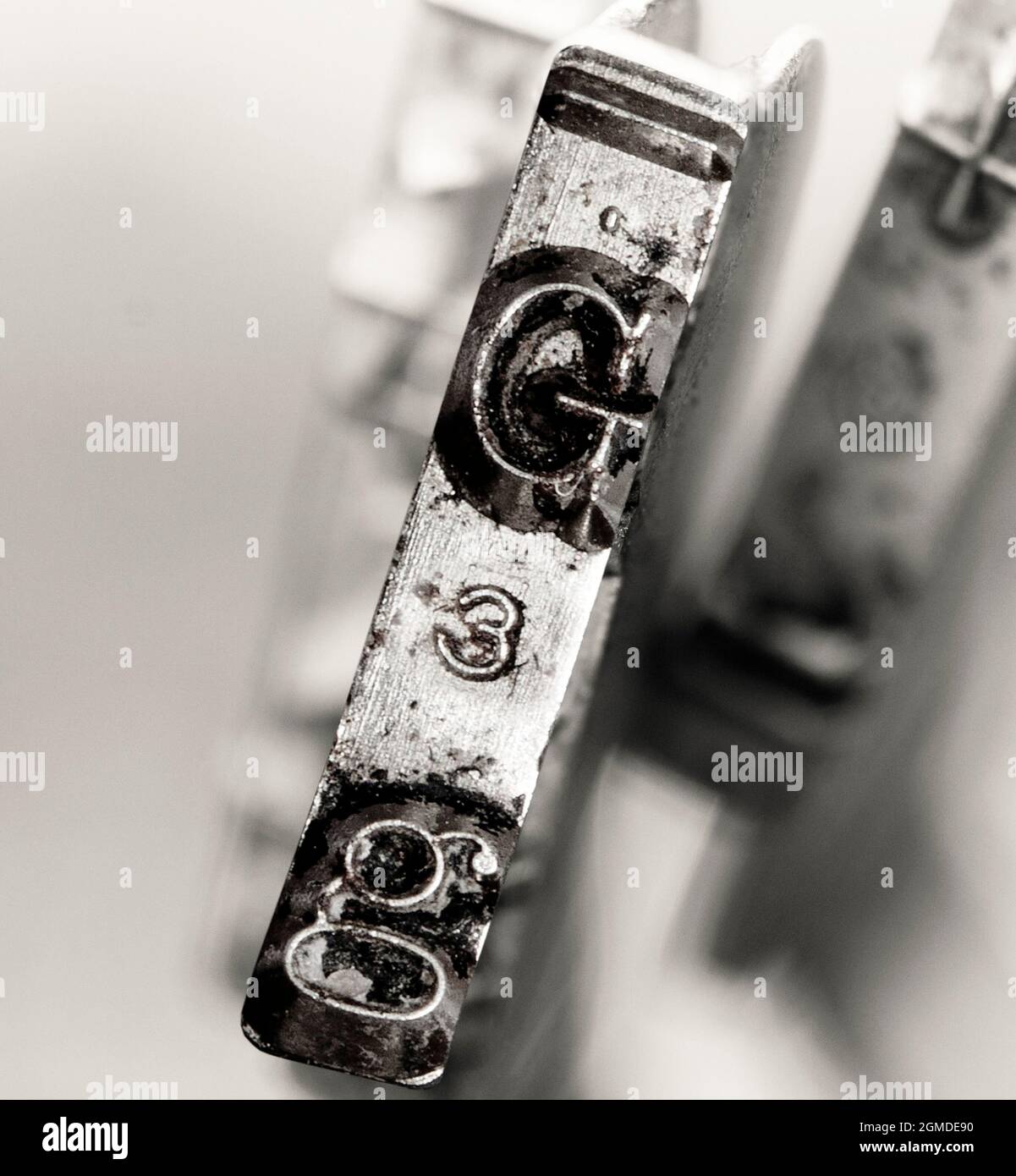 the letter G typewriter Stock Photo Alamy