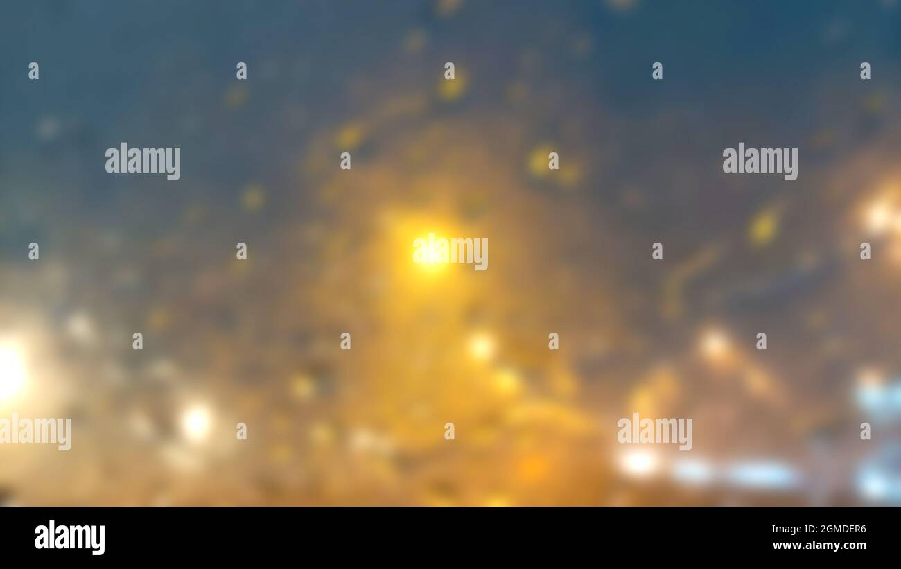 Blurred light background in glod tone. Stock Photo