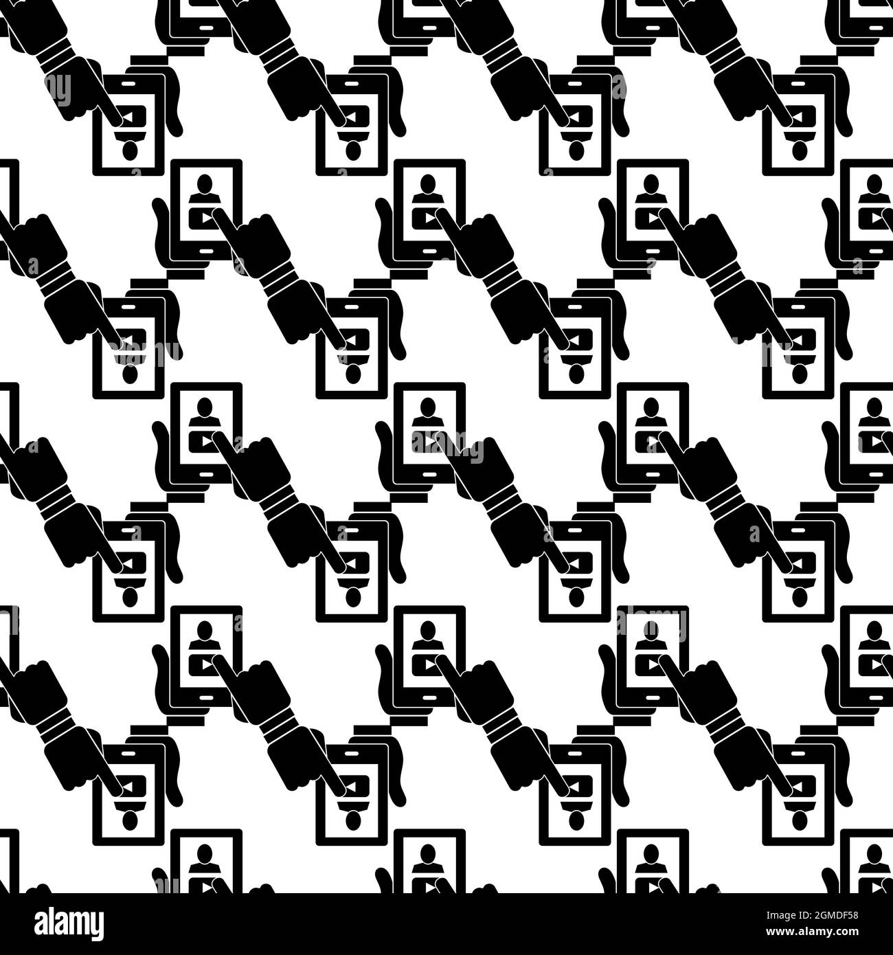 Webinar pattern seamless background texture repeat wallpaper geometric vector Stock Vector